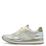 Jana női sportos sneaker fűzős cipzáras félcipő metál mix 23782-44-992 07487