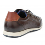 Bugatti férfi sneaker fűzős cipzáras bőr félcipő 311-A9Q13-4100-6000 07484