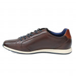 Bugatti férfi sneaker fűzős cipzáras bőr félcipő 311-A9Q13-4100-6000 07484