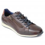 Bugatti férfi sneaker fűzős cipzáras bőr félcipő 311-A9Q13-4100-6000 07484 Férfi Bugatti