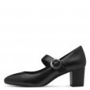 Marco Tozzi női tépőzáras fekete félcipő 24402-44-001 07492