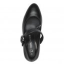 Marco Tozzi női tépőzáras fekete félcipő 24402-44-001 07492