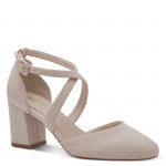 Tamaris női oldalt nyitott keresztpántos cipő bézs 24414-41-418 07496 Női Tamaris