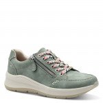 Jana női sportos fűzős cipzáras zöld sneaker félcipő  23780-44-701 07497 Női Jana