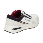 Bugatti férfi sneaker fűzős cipzáras fehér mix félcipő 321-ASL01-5055-2012 07498