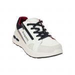 Bugatti férfi sneaker fűzős cipzáras fehér mix félcipő 321-ASL01-5055-2012 07498