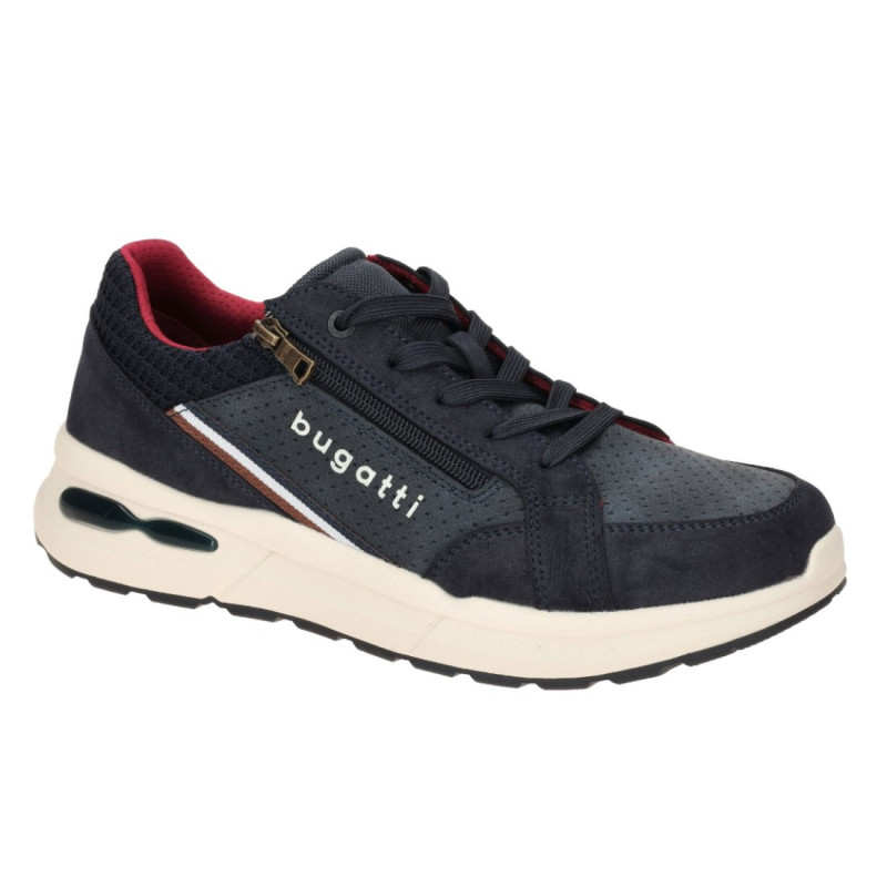 Bugatti férfi sneaker fűzős cipzáras fehér mix félcipő 321-ASL01-5500-4100 07499