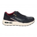 Bugatti férfi sneaker fűzős cipzáras kék mix félcipő 321-ASL01-5500-4100 07499