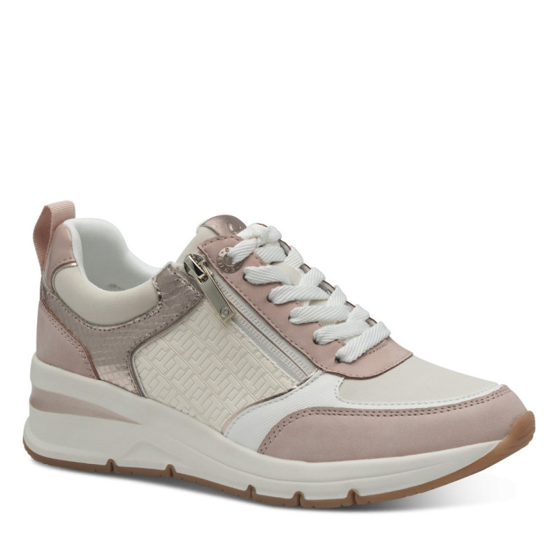 Tamaris fűzős cipzáras női sportos sneaker félcipő 23721-42-5A6 74502