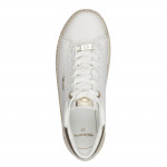 Tamaris női sportos fűzős sneaker félcipő fehér-arany kombi 23713-42-190 07507