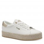 Tamaris női sportos fűzős sneaker félcipő fehér-arany kombi 23713-42-190 07507 Női Tamaris