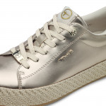 Tamaris női sportos fűzős sneaker félcipő arany színű 23713-42-940 07508