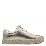 Tamaris női sportos fűzős sneaker félcipő arany színű 23713-42-940 07508