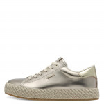 Tamaris női sportos fűzős sneaker félcipő arany színű 23713-42-940 07508