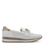 Jana női mokaszin félcipő fehér rosegold mix  24766-42-152 07520