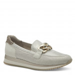 Jana női mokaszin félcipő bézs arany mix 24766-42-499 07523