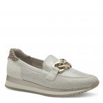 Jana női mokaszin félcipő bézs arany mix 24766-42-499 07523