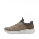Rieker férfi bézs bebújós sneaker félcipő gumis díszfűzővel 13150-64