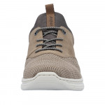Rieker férfi bézs bebújós sneaker félcipő gumis díszfűzővel 13150-64