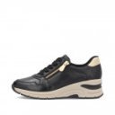 Rieker női sportos fűzős cipzáras sneaker félcipő N9301-00