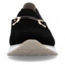 Rieker női bebújós fekete mokaszin félcipő 49042-00