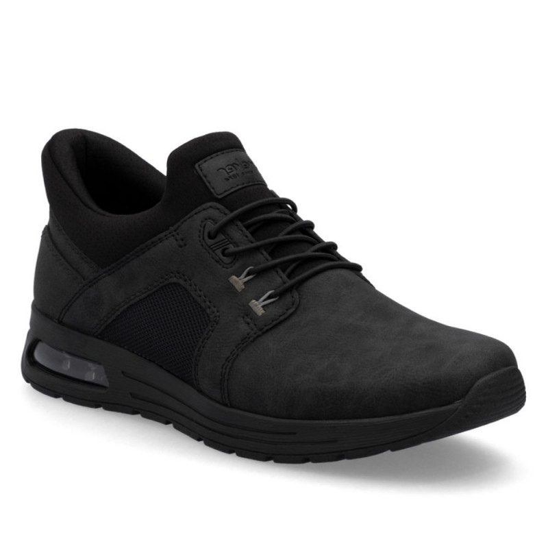 Rieker Ready2Go férfi fekete bebújós - slip on - sneaker félcipő B1053-00