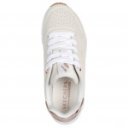Skechers Uno Gen1 Shimmer Away lányka - női fűzős sneaker cipő 310545L-NAT