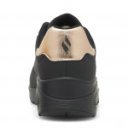Skechers Uno Shimmer Away női bebújós gumifűzős fekete sneaker cipő 155196-BBK