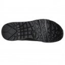 Skechers Uno Shimmer Away női bebújós gumifűzős fekete sneaker cipő 155196-BBK
