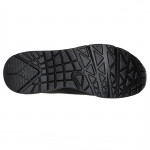Skechers Uno Shimmer Away női bebújós gumifűzős fekete sneaker cipő 155196-BBK