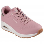 Skechers Uno Shimmer Away női bebújós gumifűzős rózsaszín sneaker cipő 155196-ROS Női Skechers
