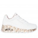 Skechers x JGoldcrown Uno - Loving Love női fűzős sneaker cipő szívescskés 155506-WTRG