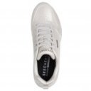 Skechers Uno - Galactic Gal női fűzős gyöngyház fényű törtfehér sneaker cipő 177104-OFWT