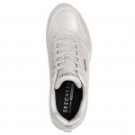 Skechers Uno - Galactic Gal női fűzős gyöngyház fényű törtfehér sneaker cipő 177104-OFWT