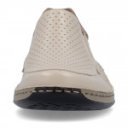 Rieker férfi bézs barna mix bebújós cipő 05293-60