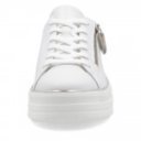 Remonte női fehér fűzős cipzáros sneaker félcipő D1C06-80
