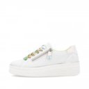 Remonte női fehér fűzős cipzáros sneaker félcipő D1C06-80