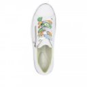 Remonte női fehér fűzős cipzáros sneaker félcipő D1C06-80