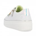 Remonte női fehér fűzős cipzáros sneaker félcipő D1C06-80