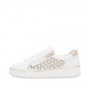 Remonte női fehér fűzős cipzáros sneaker félcipő D2E03-80