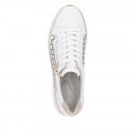 Remonte női fehér fűzős cipzáros sneaker félcipő D2E03-80