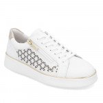 Remonte női fehér fűzős cipzáros sneaker félcipő D2E03-80 Női Remonte