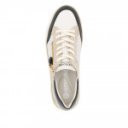 Remonte női fehér-fekete-arany-bézs fűzős cipzáros sneaker félcipő D2E04-80