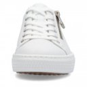 Rieker női fűzős cipzáras fehér mix semaker félcipő L5900-80