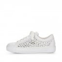 Rieker női fűzős perforált fehér sneaker félcipő L8831-80