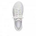 Rieker női fűzős perforált fehér sneaker félcipő L8831-80