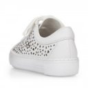 Rieker női fűzős perforált fehér sneaker félcipő L8831-80