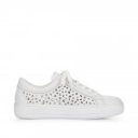Rieker női fűzős perforált fehér sneaker félcipő L8831-80