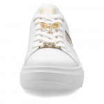 Rieker Revolution női fűzős fehér-arany mix sneaker félcipő W1202-82
