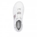 Rieker Revolution női fűzős fehér-multikolor mix sneaker félcipő W1202-83